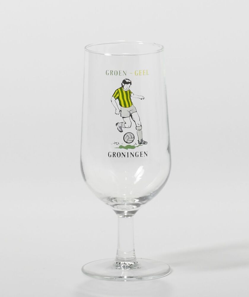 Glas Groninger Voetbalvereniging Groen Geel